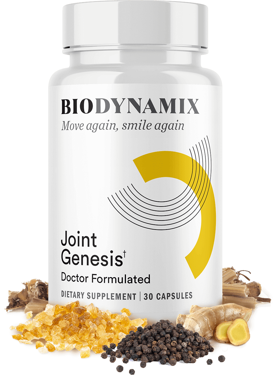 Joint Genesis 1 bottle with ingredeints